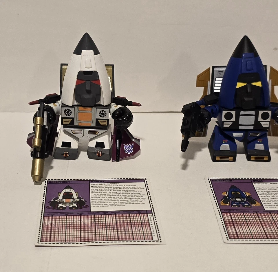 Hasbro The Loyal Subjects Transformers Series 2 RAMJET/ DIRGE/ THRUST DECEPTICON - Image 2 of 4