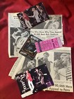 The Who 1982 Ticket Stub w/Newspaper Reviews Articles 97 Rock Promo Patch & Pics