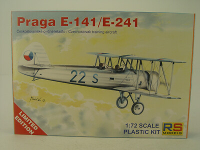 Praga E-141 Doppeldecker -   RS Models  Flugzeug  Bausatz 1:72 -   94004   #E