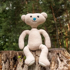 BEAR Alpha plush toy Horror Bear alpha soft toy Bear plush toy Bear doll 11 in