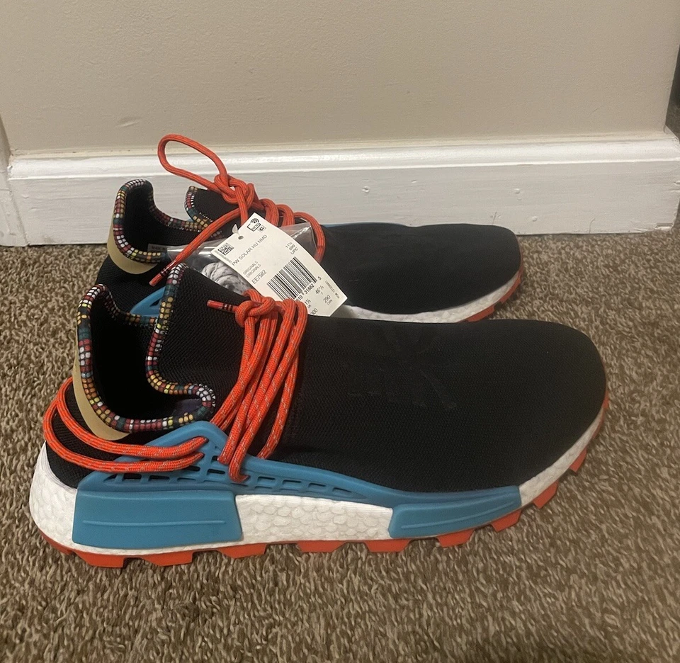 ADIDAS PW SOLAR HU NMD PHARRELL HUMAN RACE BLACK 12 - Image 3 of 4