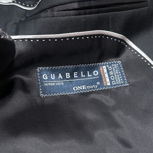 Luigi Bianchi Mantova Sartoria LBM Guabello Wool Black Blazer Jacket Mens 54 L - Picture 11 of 13