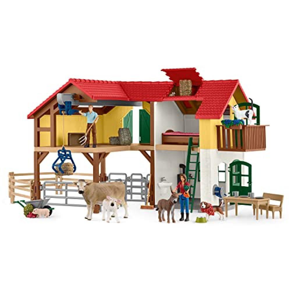 (TG. Piccolo) SCHLEICH GRANDE FATTORIA CON ANIMALI - NUOVO