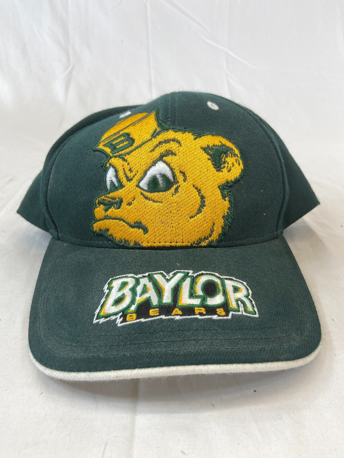 Baylor Bears Baseball Cap Strapback Hat Green Tex… - image 10