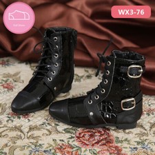 1/3 BJD Doll Boy Man Male Military Leather Shoes Retro Long/Short Buckles Boots