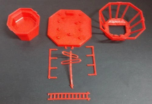 @@ULTRA RARE@@ Marx "Strategic Air Command"Lot#4804-G4(CAS);Control Tower 6/8 pc