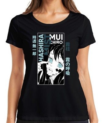 Muichiro Tokito Nebel Hashira Kimetsu no Yaiba Anime Manga Damen T-Shirt