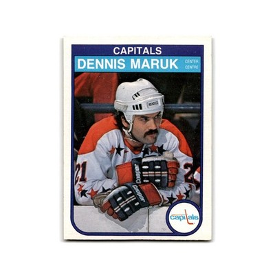 1982 O-Pee-Chee Dennis Maruk Washington Capitals #369