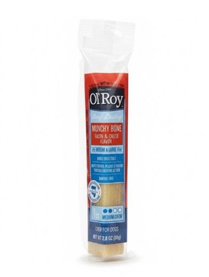 Ol' Roy Munchy Bone Bacon & Cheese Flavor Adult Dog Bone