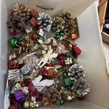 Christmas Craft Lot Assorted Christmas decorations Free Shipping