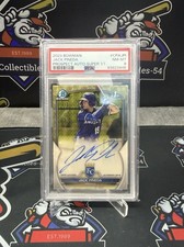Marketplace image: 2023 Bowman Chrome Jack Pineda 1st Superfractor Auto 1/1 PSA 8 Royals