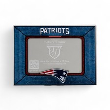 Officially Licensed Team Art Glass Frame, New England Patriots
