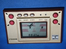 Nintendo Game & Watch Manhole Handheld Electronic Game Maintained Clean