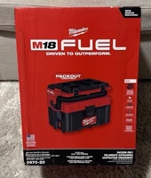 Milwaukee Tool 0970-20 M18 Fuel Packout 2.5 Gallon Wet/Dry Vacuum (Tool Only)