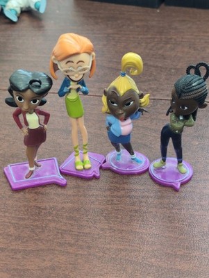 The Proud Family Figures Disney Zoey,Penny Proud, Maya, Dijonay