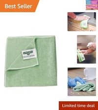 Unger Commercial Microfiber Cleaning Cloth, 10 Pack - MicroWipe 4000 Heavy Du...
