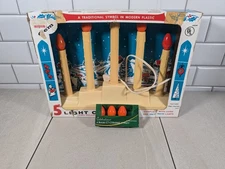 Gem 5 Light Candolier Lamp Christmas Candelabra Plastic Holiday + Box & Bulbs