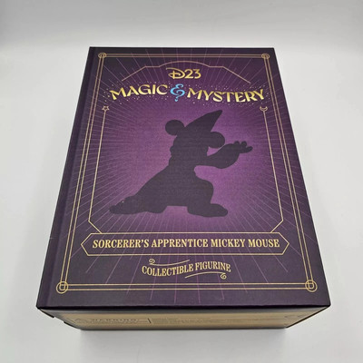  D23 Magic & Mystery Sorcerer s Apprentice Mickey Mouse Figurine 2024 RARE  