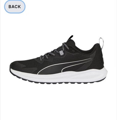 Size 9 - Puma Twitch Runner Trail Black White