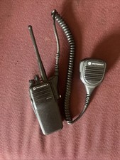 Motorola XPR6380 Two Way Radio AAH55UCC9LB1AN With Battery And Clip-on Mic