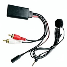 Bluetooth 5.0 Receiver 2 RCA Input Car Audio Adapter 12V AUX Music Kit