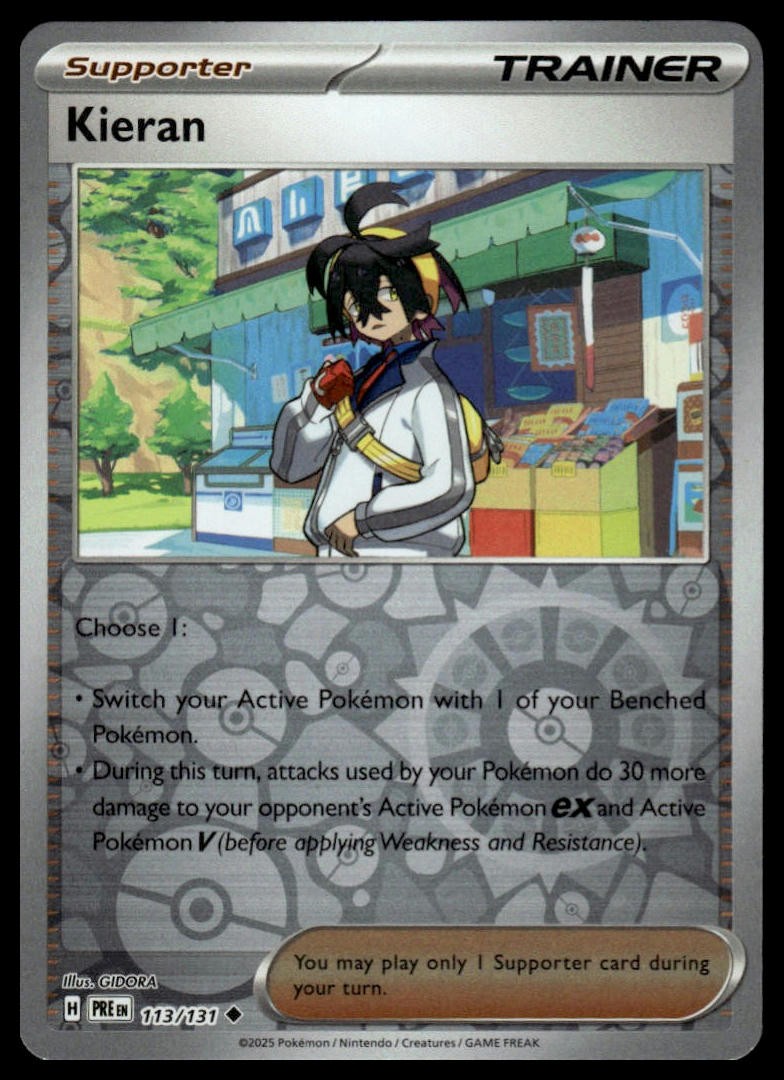 Kieran SV: Prismatic Evolutions #113/131 Reverse Holo NM