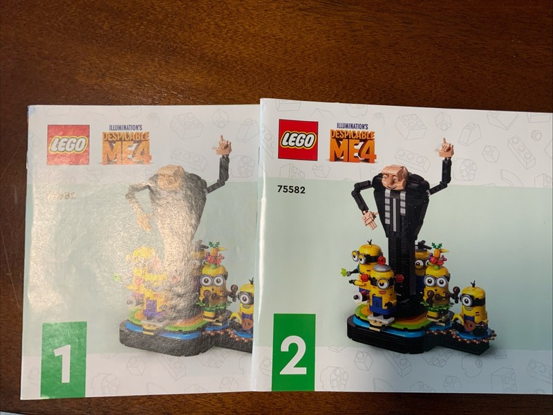LEGO Despicable Me 4 75582 Manual ONLY