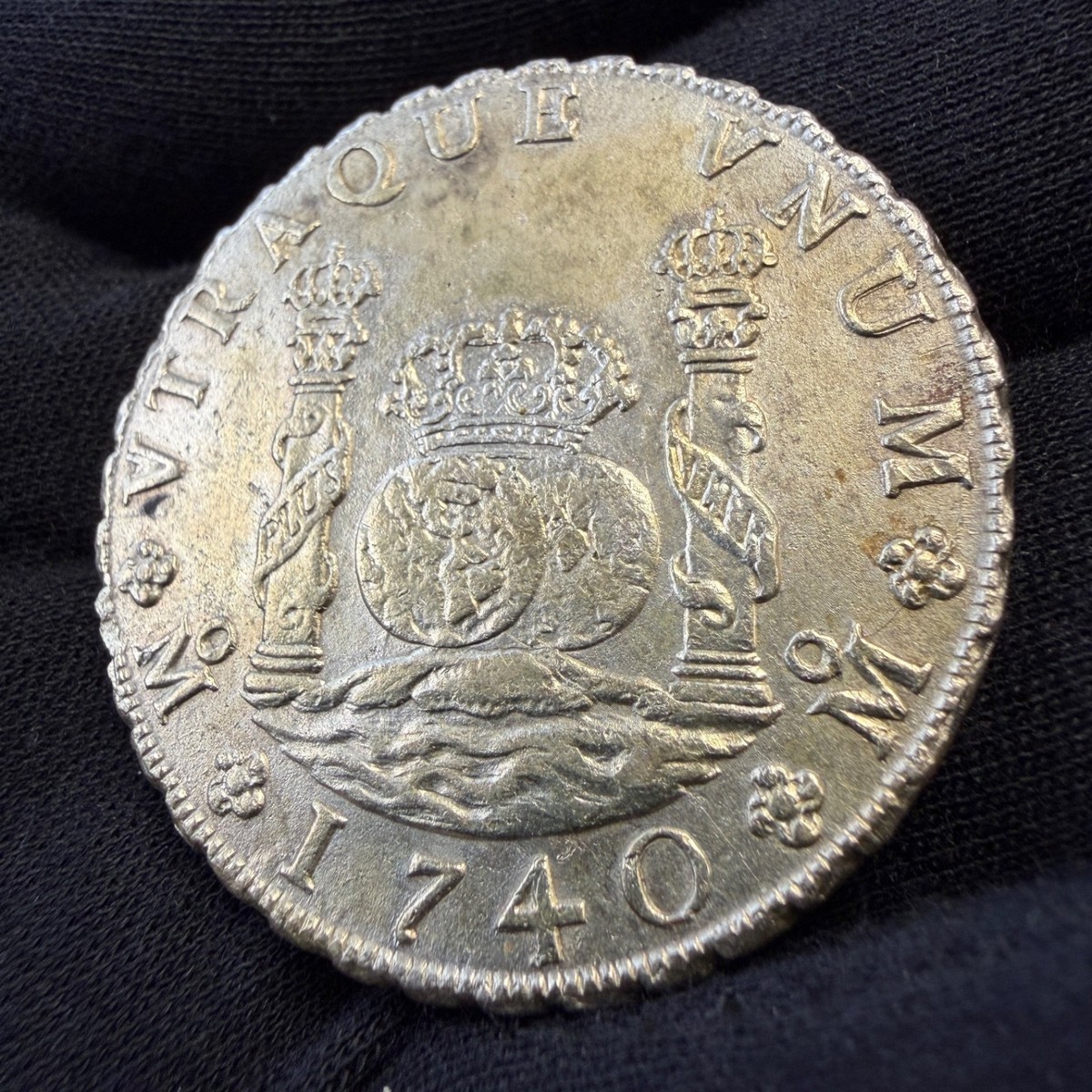 MILO在銘　ブロンズ　天使像　2031gトヒオオ　東さ8-0404① Mexico - 8 Reales - 1740 Mo MF - Philip V Pillar Type 