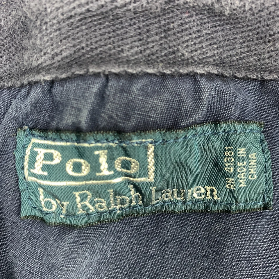 Vintage Polo Ralph Lauren Cargo Jogger Pants Mens XXL 2XL Blue Paratrooper 90s - Image 3 of 4