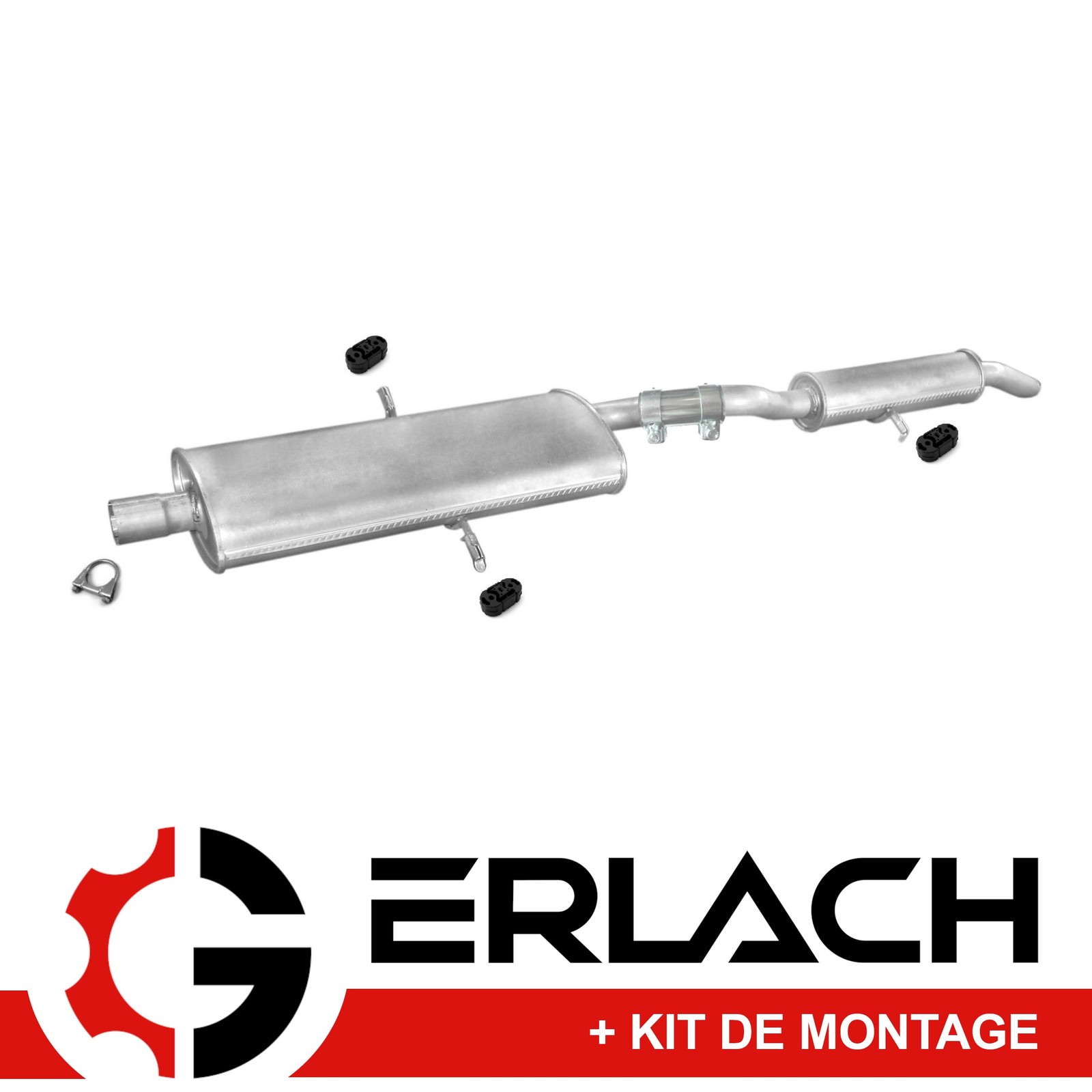 Silencieux arrière anti bruit pour réparer l'échappement Chrysler Voyager 2.4