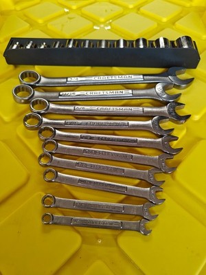 Craftsman Tools SAE Sockets & Box wrenches yr. 2005 (good ones!) 1/4-3/4