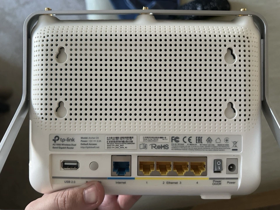 TP-LINK Archer C9 AC1900 Wireless Dual Band Gigabit Router - Image 2 of 2