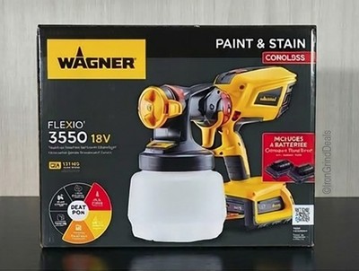 Wagner Paint Sprayer 18V Cordless Handheld Flexio 3550 *NEW*