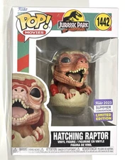 Funko Pop Movies: Jurassic Park - Hatching Raptor #1442 SDCC 2023 Exclusive