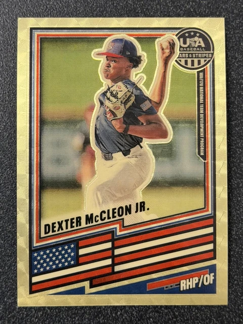 2026 USA Stars Stripes Prizm #200 Dexter McCleon Jr. Gold Vinyl 1/1