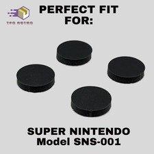 Super Nintendo SNES Console Rubber Feet Pad for SNS-001 w/ Adhesive - Lot of 4