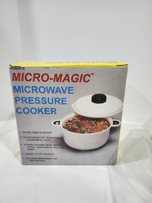 JOBAR JC2045 Micro Magic Microwave Pressure Cooker White