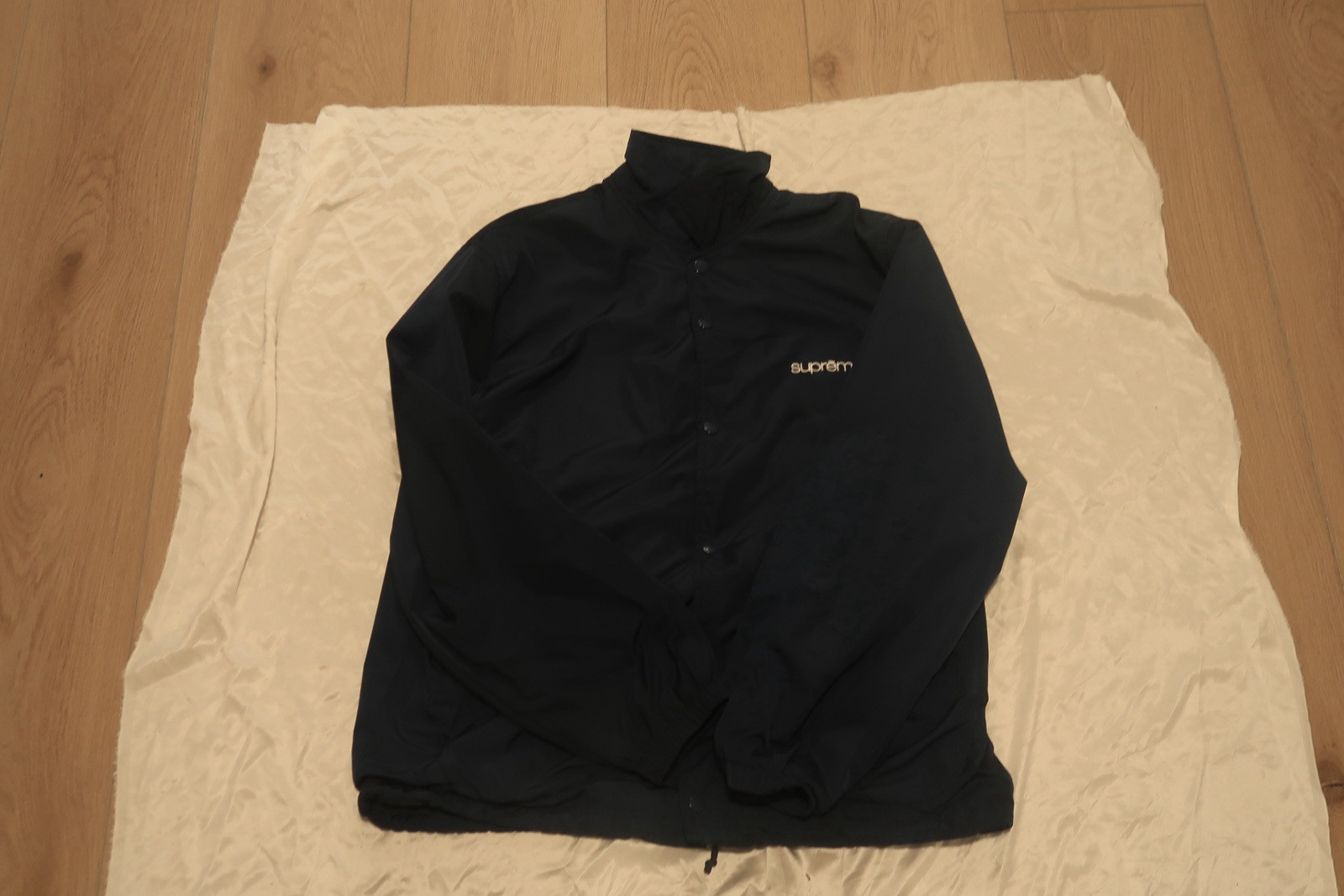Supreme NYC Coaches Jacket Black Large FW23 Streetwear