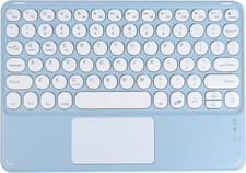 Wireless Bluetooth Keyboard,10 inch Portable Rechargeable Keyboard with Touchpad