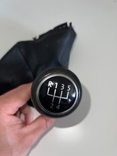 Pommeau Levier De Vitesse + Soufflet 5 Vitesses Pour Seat Ibiza 4 6J/6P