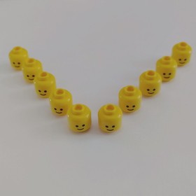 LEGO x10 Spacemen Heads | Compatible W/ LEGO Classic Space Tic Tac Toe (6533583)
