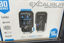 EXCALIBUR ALARMS AL-1880-3D 2-WAY CAR ALARM REMOTE START w/ 3-COLOR LCD REMOTE