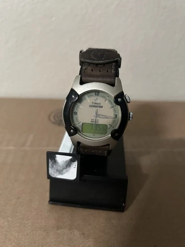 VTG Timex Expedition i Control Watch Dual Analog Digital Indiglo Used