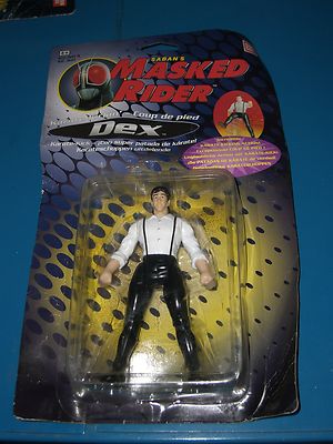 1996 VINTAGE MASKED RIDER DEX KARATE KICKIN ACTION FIGURE RARE BANDAI MOC