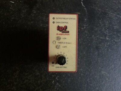 IPF ELECTRONIC time relay, IR-amplifier OV 58 49 05, (W/ KNOBS)