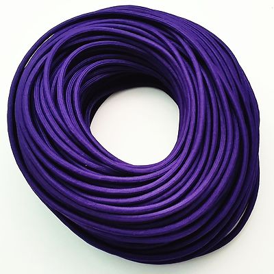 Textilkabel 100m Design Zug-Pendelleitung Lila, 3x0,75 TOP EU Qualität
