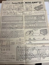 VINTAGE NOV 1961  PRACTICAL WIRELESS MINI-AMP; SHACK WALL ART