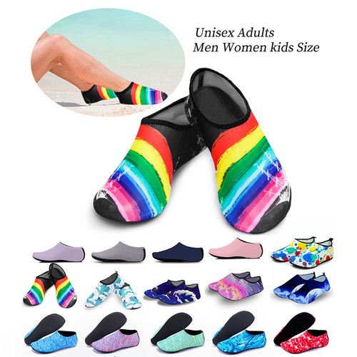 Schnelltrocknende Aqua Socke Wasser. Schuhe. Strand Surfen. Schwimmen rutschfest. Neoprenanzug. Erwachsene/Kinder - Bild 9 von 28