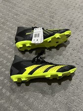 Adidas Predator Accuracy.1 FG Soccer Cleats Black Yellow IG0781 Men  s Size 7