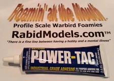 BEACON POWER-TAC GLUE 2.5oz tube - compare to E6000®* low odor,permanent,strong 